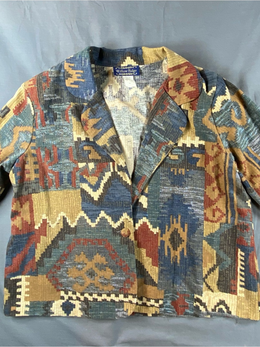 Willow Ridge Multicolor Southwestern Print Jacket